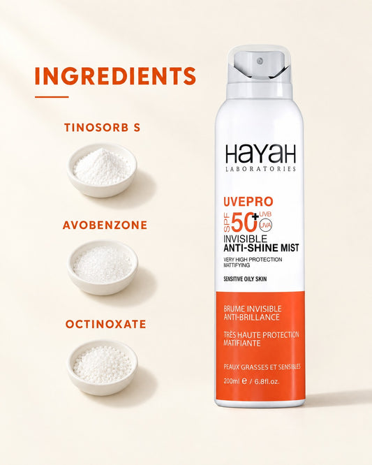 UVEPRO Invisible Anti-Shine Mist SPF50+ 150ml Spray