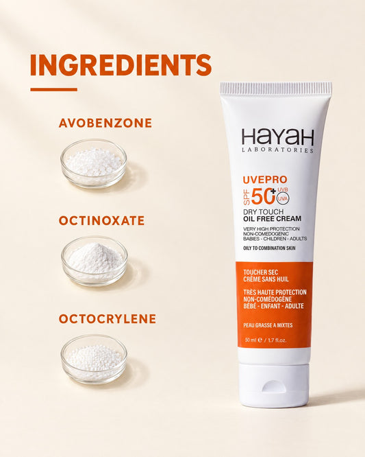 UVEPRO Dry Touch Oil Free Cream SPF 50+ 50ml