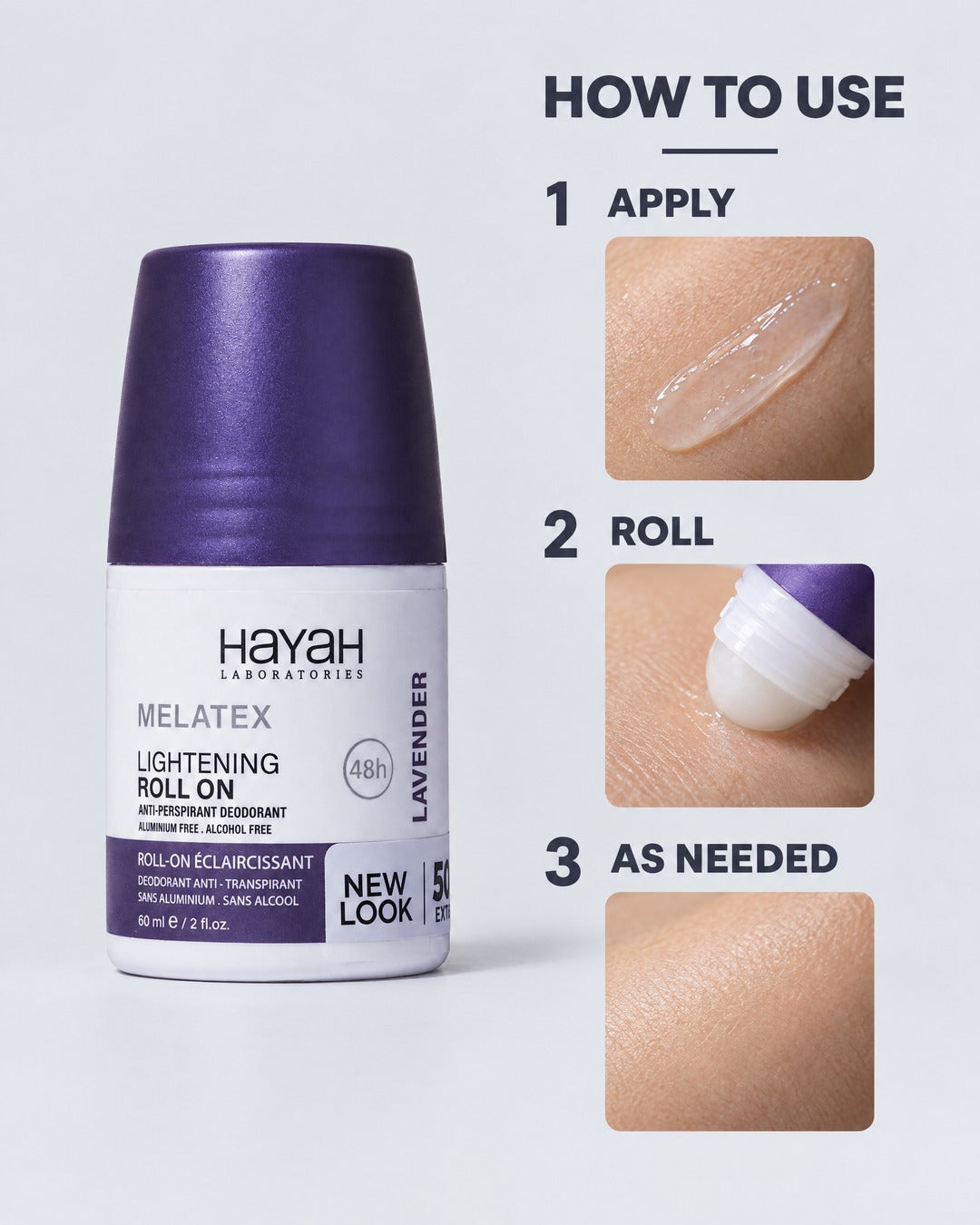 Melatex Lightening Roll On Lavender 60ml
