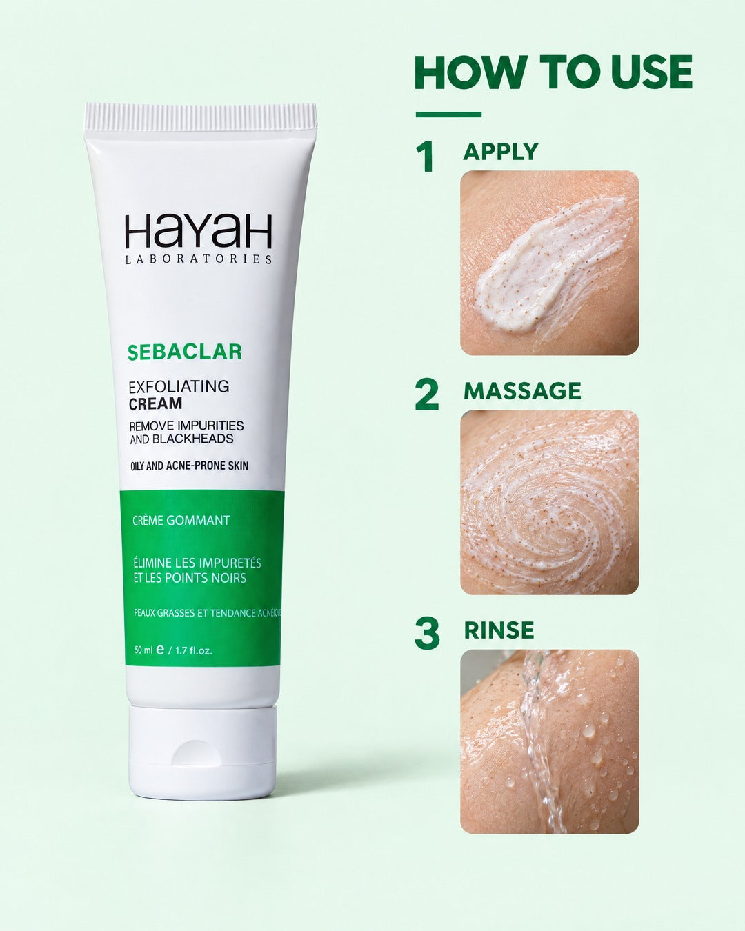 SEBACLAR Exfoliating Cream 50ml