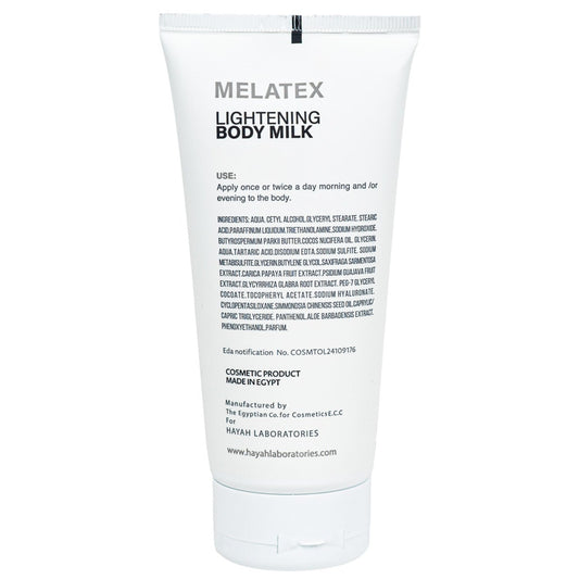MELATEX Lightening Body Milk Cream 200 ml
