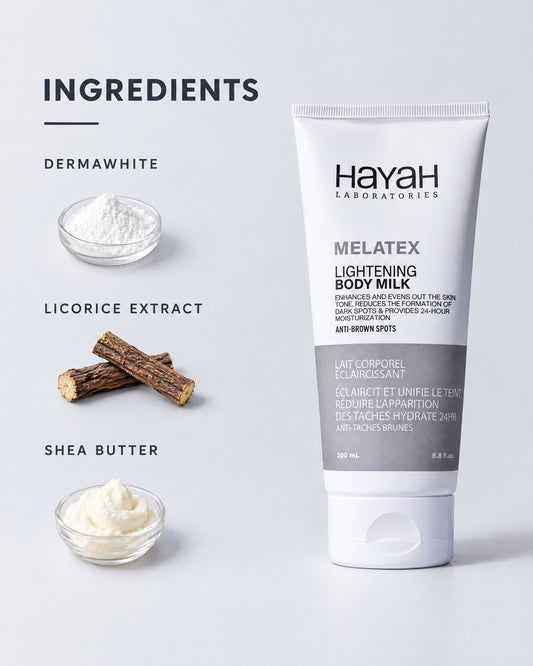 MELATEX Lightening Body Milk Cream 200ml