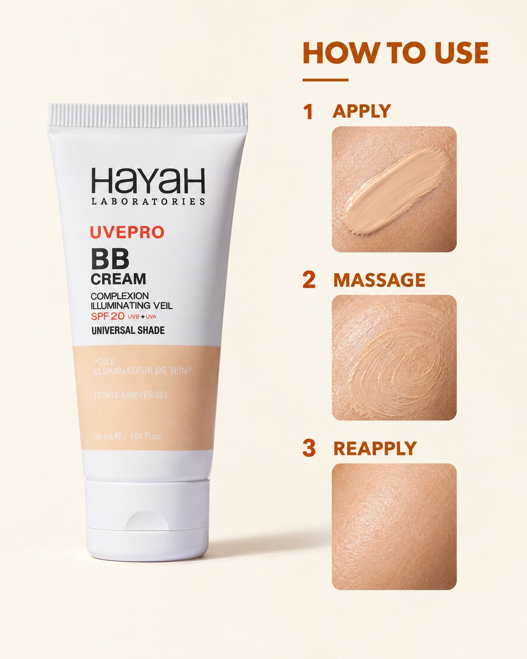 UVEPRO BB Cream SPF20 30ml