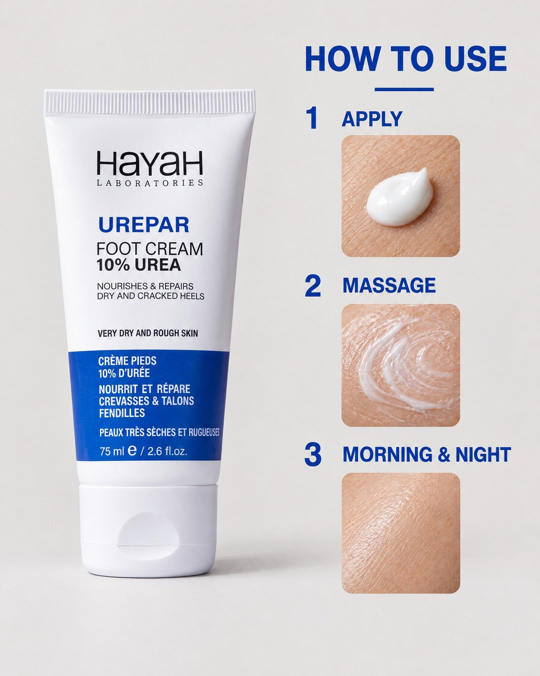 UREPAR Foot Cream Urea 10% 75ml