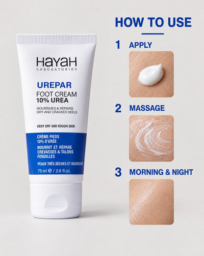 UREPAR Foot Cream Urea 10% 75ml