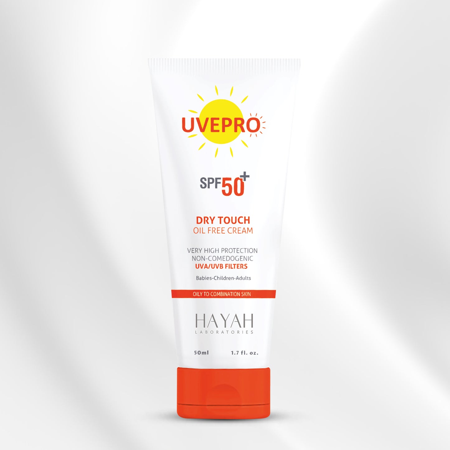 UVEPRO Dry Touch Oil Free Cream SPF 50+ 50ml