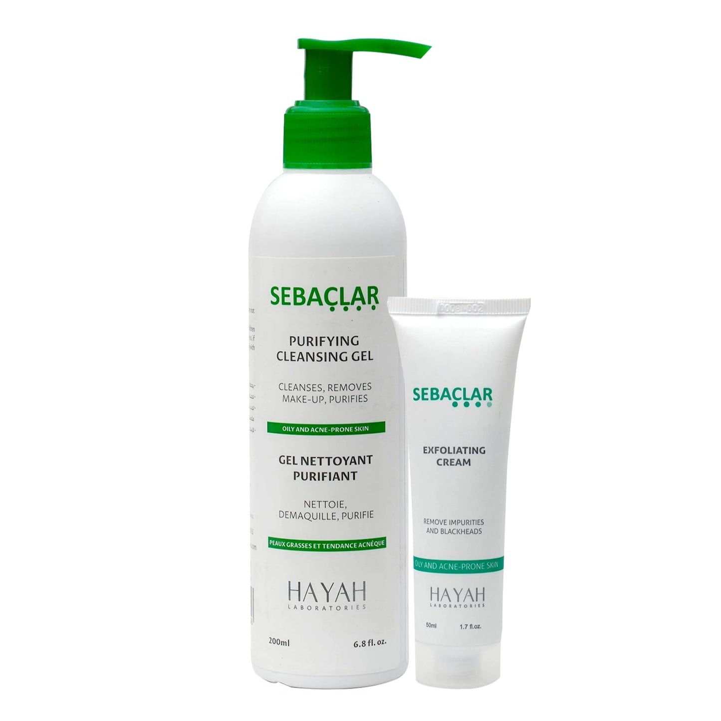 SEBACLAR Box (Purifying Cleansing + Exfoliating Cream)